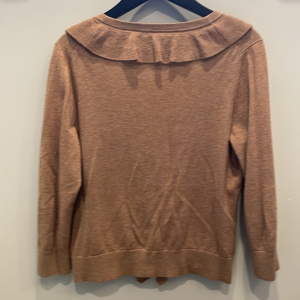 Banana Republic Soft Wool Ruffle Cardigan - Picture 9 of 12